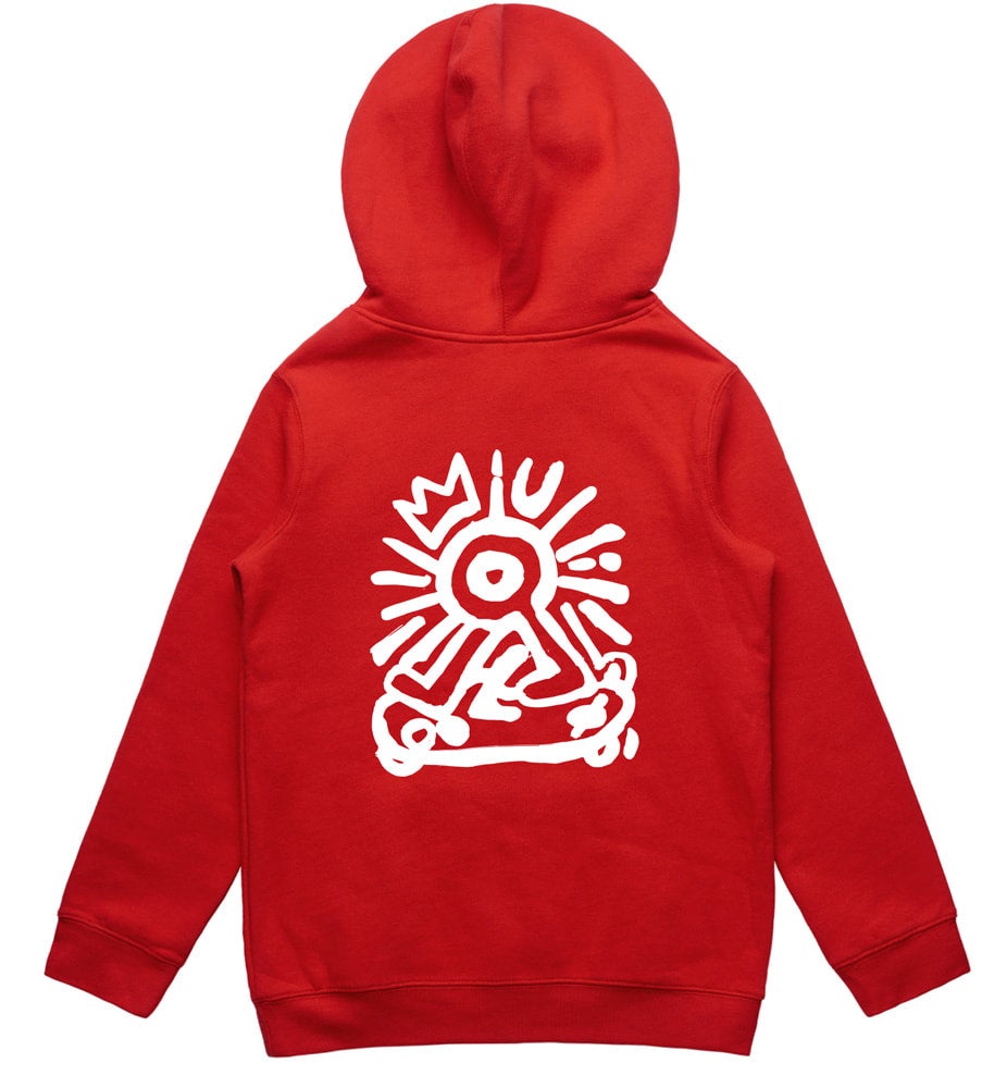 Red skate hoodie outlet